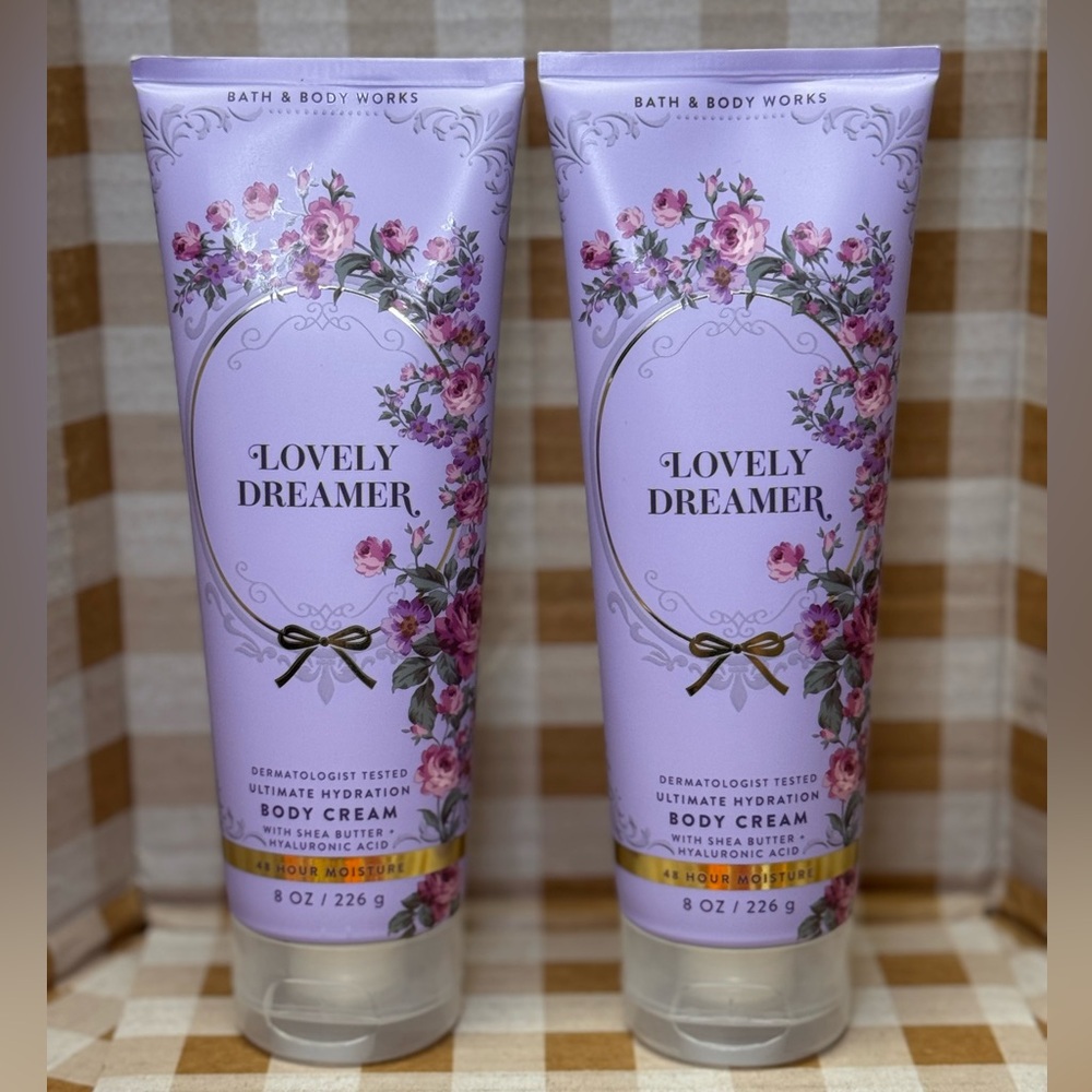 NEW B&BW (2) Lovely Dreamer body creams, 48 hour moisture